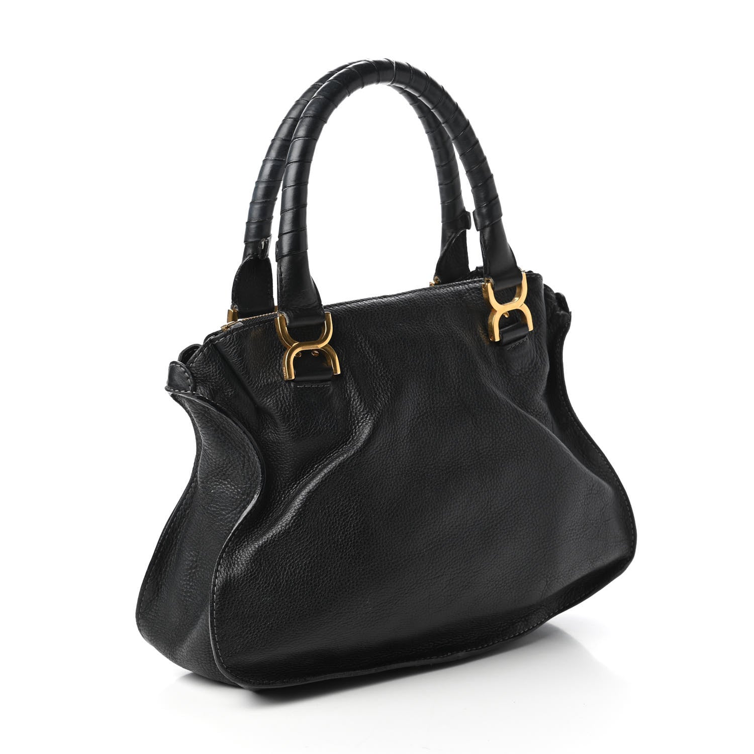 Chloe Calfskin Medium Marcie Satchel Black 3 of 11