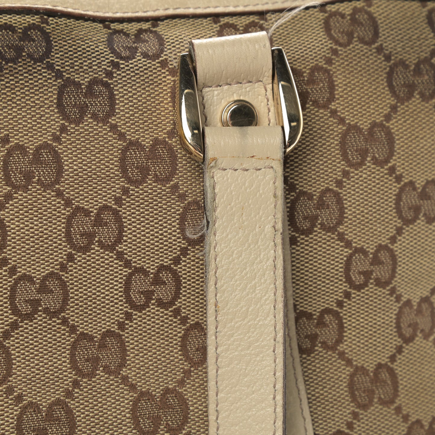 Monogram Medium Abbey Tote Off White