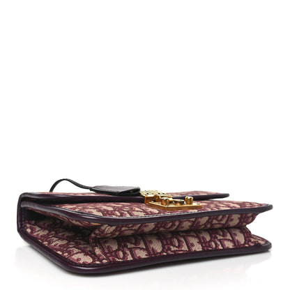 Christian Dior Oblique Dioraddict Flap Bag Burgundy 4 of 11
