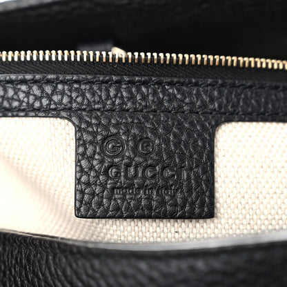 Gucci Pebbled Calfskin Medium Soho Chain Shoulder Bag Black 6 of 10