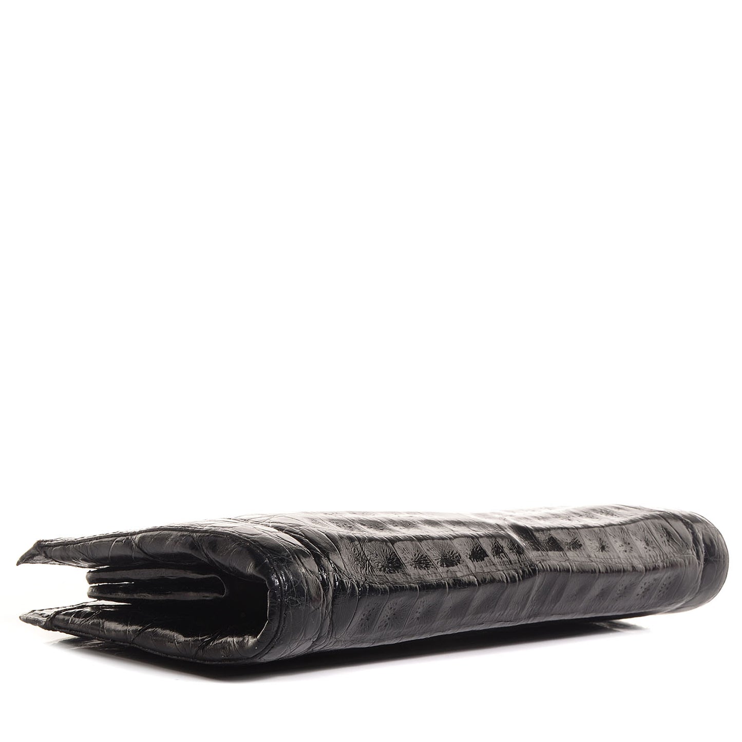 Crocodile Clutch Black