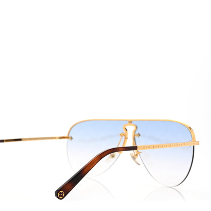 Louis Vuitton Grease Mask Sunglasses Z1470U Blue 4 of 6