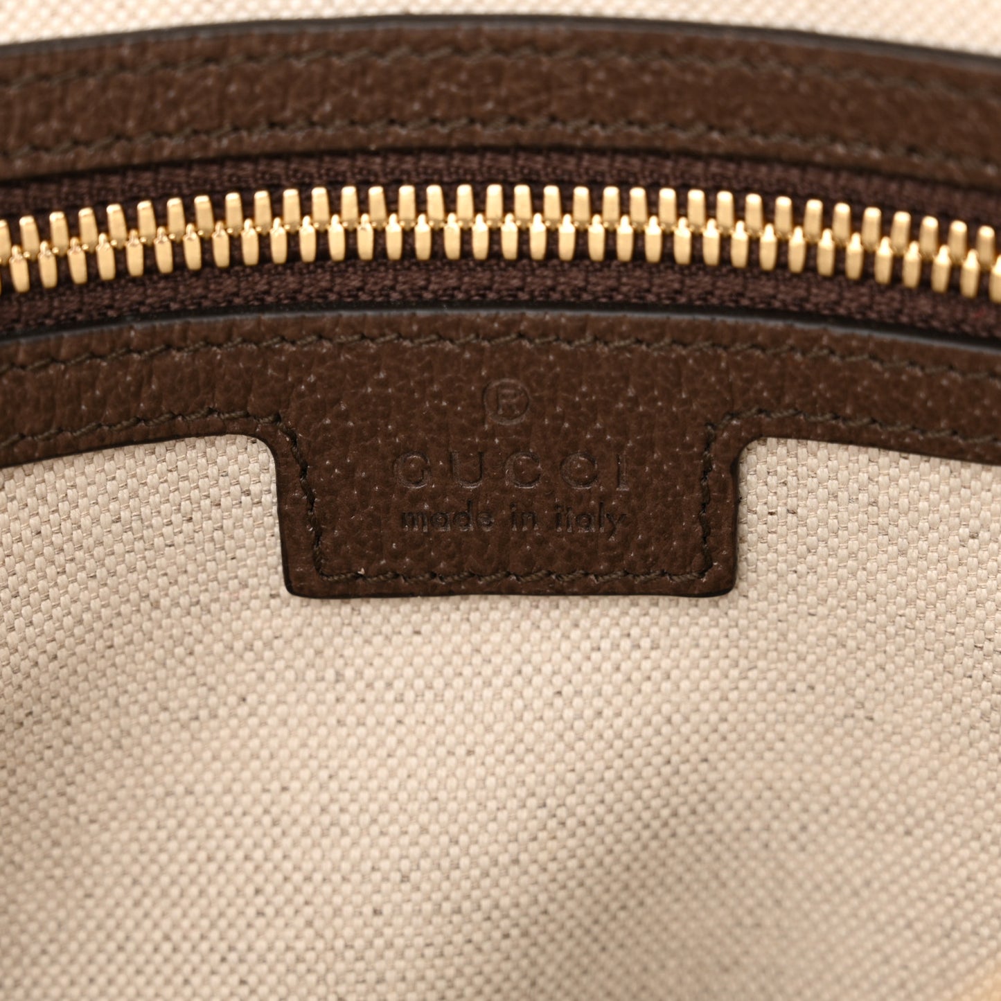 Monogram Jumbo GG Textured Dollar Calfskin Web Messenger Shoulder Bag Camel Ebony New Acero