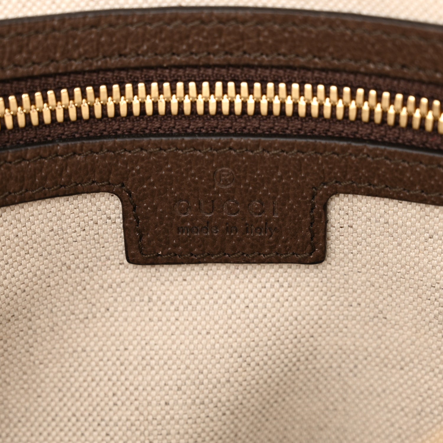 Gucci Monogram Jumbo GG Textured Dollar Calfskin Web Messenger Shoulder Bag Camel Ebony New Acero 7 of 10