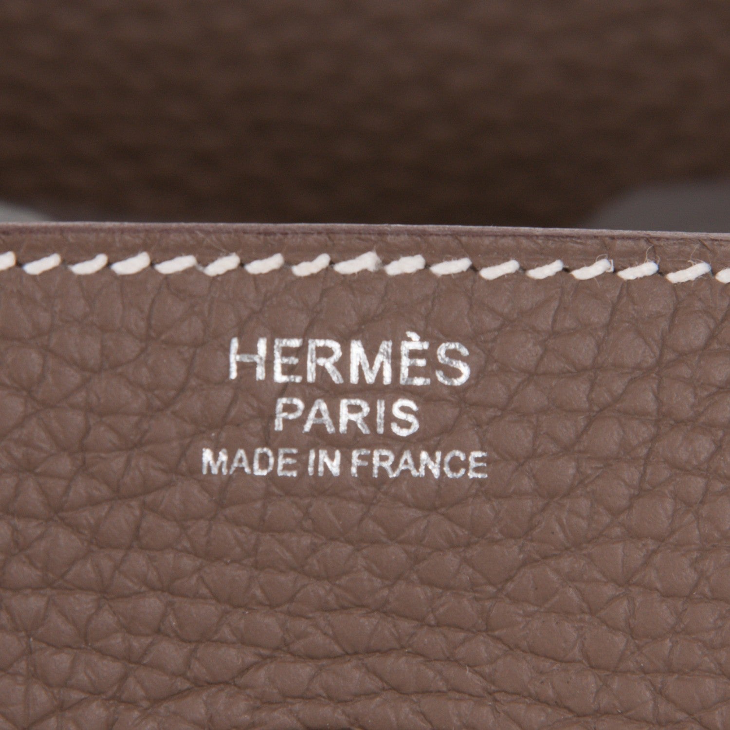 Hermes Taurillon Clemence Lindy 30 Etoupe 9 of 9