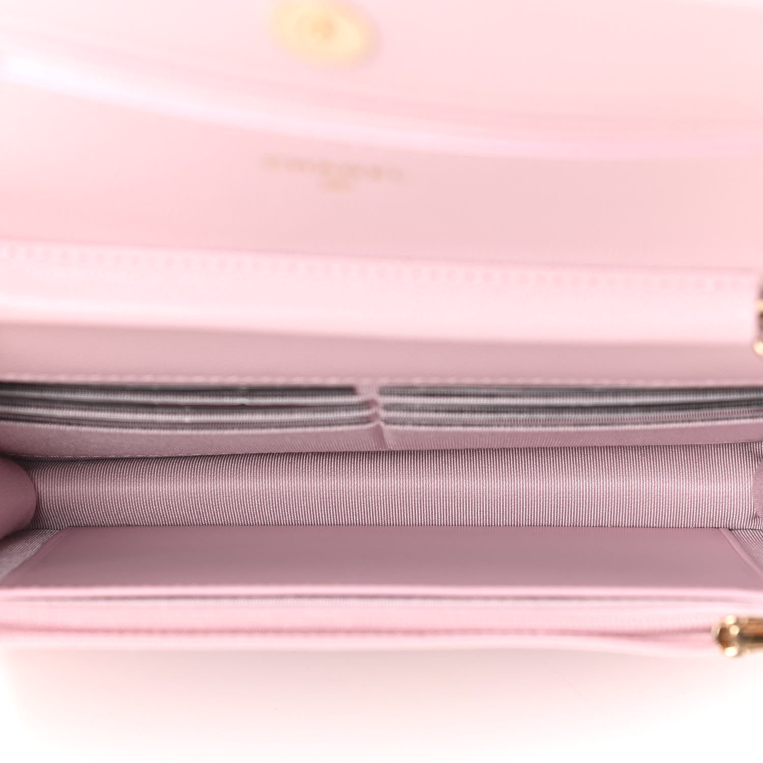 Chanel Caviar Quilted Wallet On Chain WOC Light Pink 5 of 12