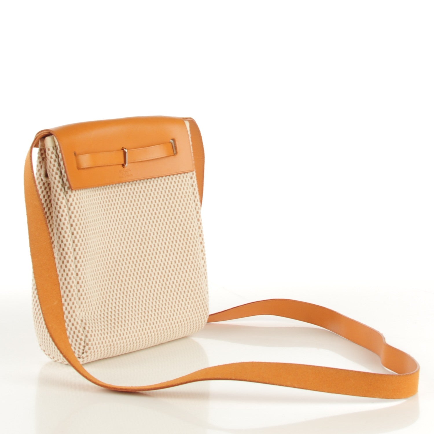 Hermes Toile Natural Barenia Herbag TPM Natural Black 3 of 9