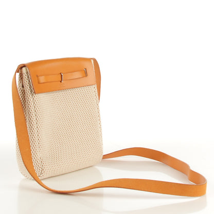 Hermes Toile Natural Barenia Herbag TPM Natural Black 3 of 9