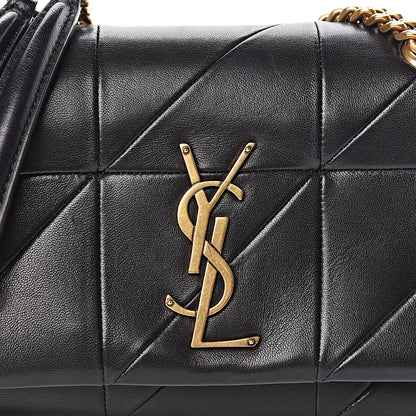 Saint Laurent Lambskin Patchwork Monogram Small Jamie Black 10 of 10