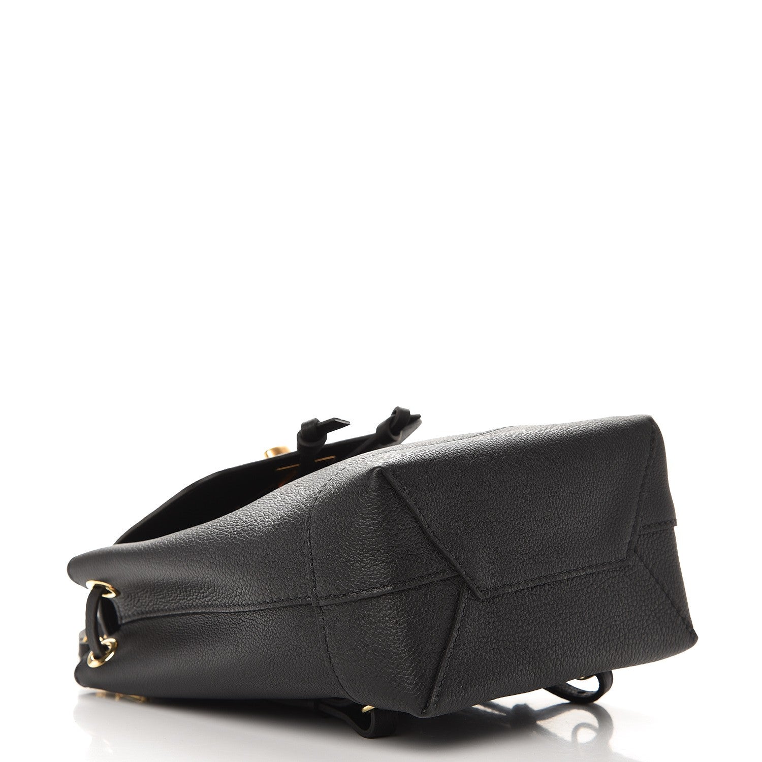 Louis Vuitton Calfskin Lockme Mini Backpack Black 4 of 7