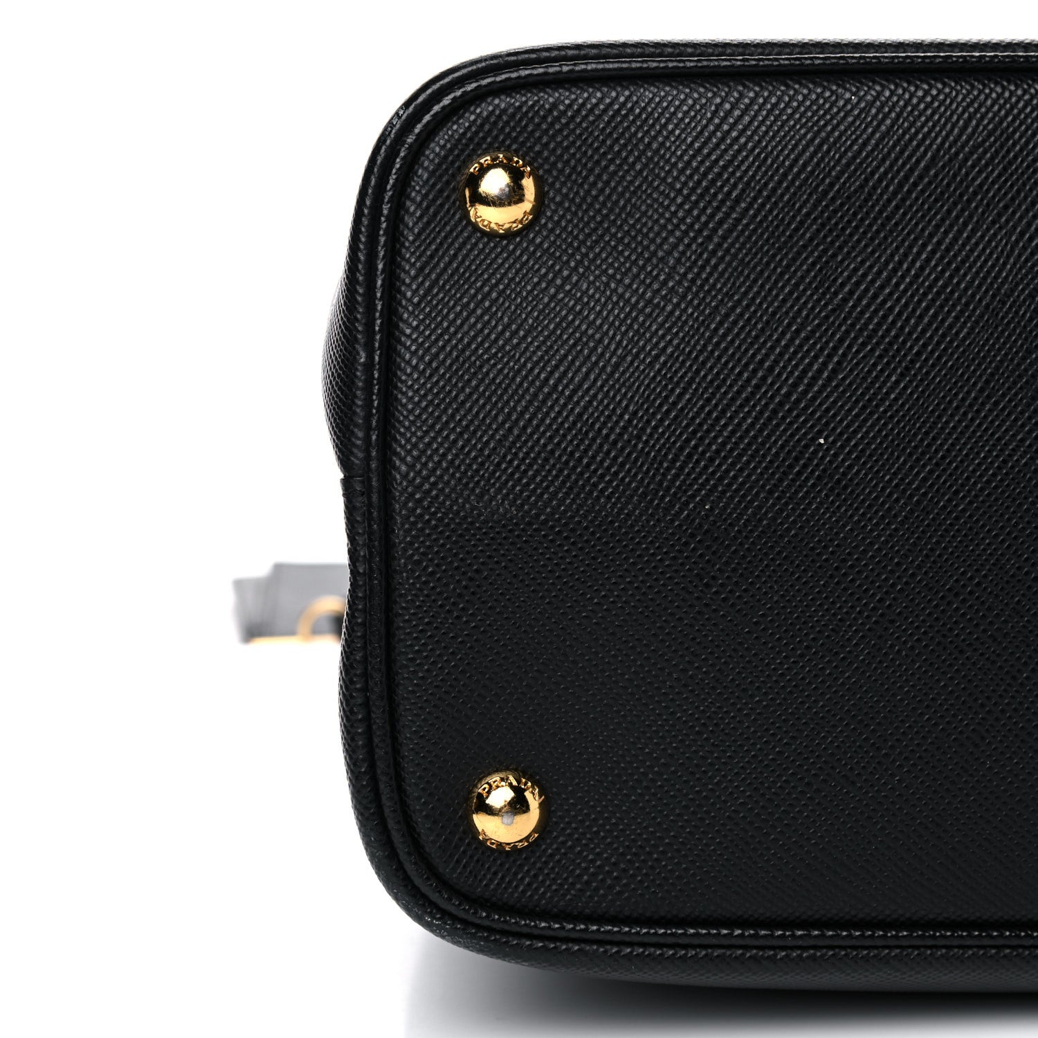 Prada Saffiano Cuir Small Double Bag Black 14 of 34
