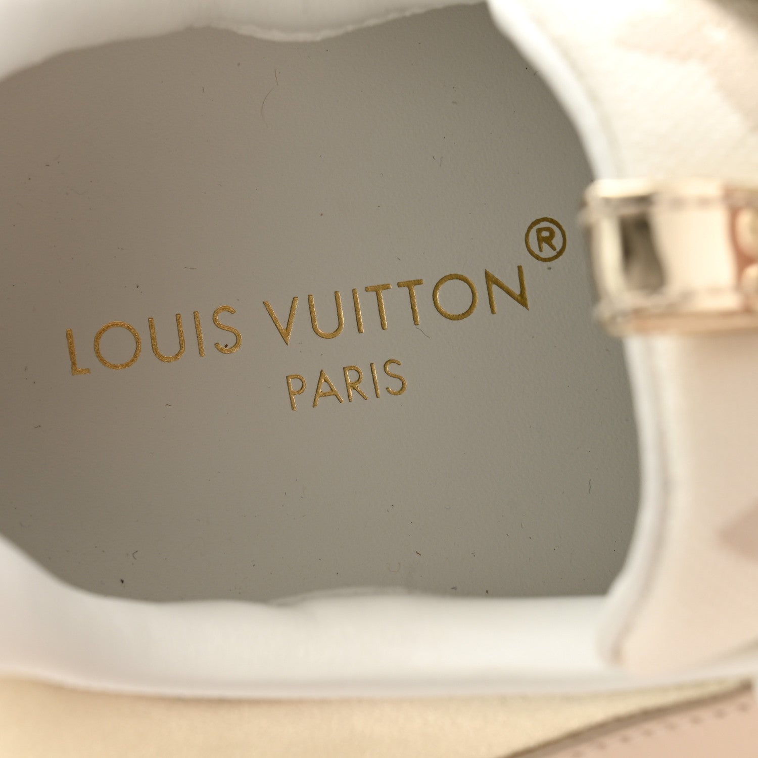 Louis Vuitton Monogram Calfskin Run Away Sneakers 38 Beige Gold 6 of 8