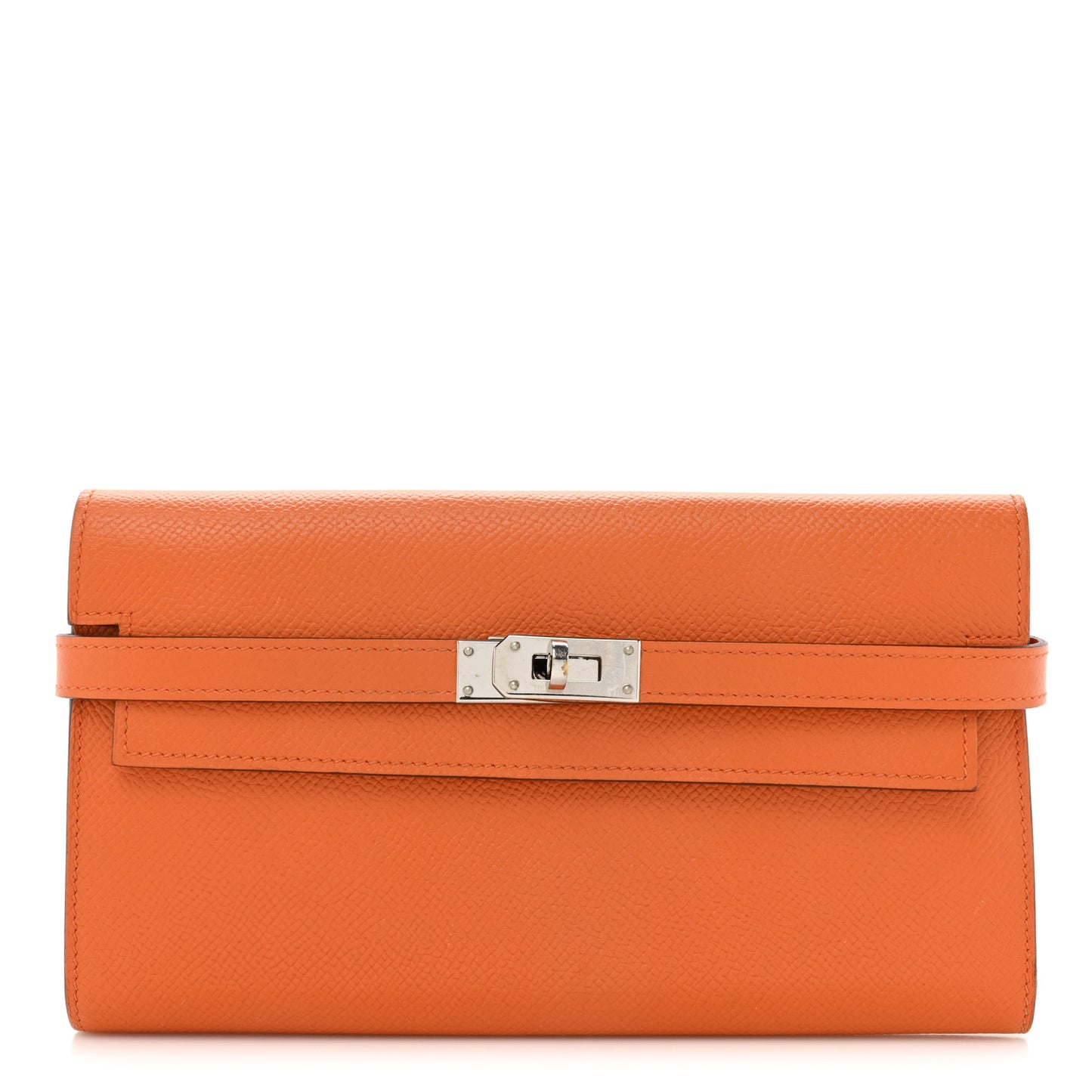 Epsom Kelly Longue Wallet Orange