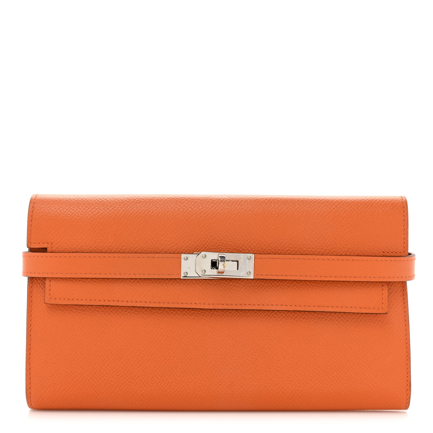 Hermes Epsom Kelly Longue Wallet Orange 1 of 14
