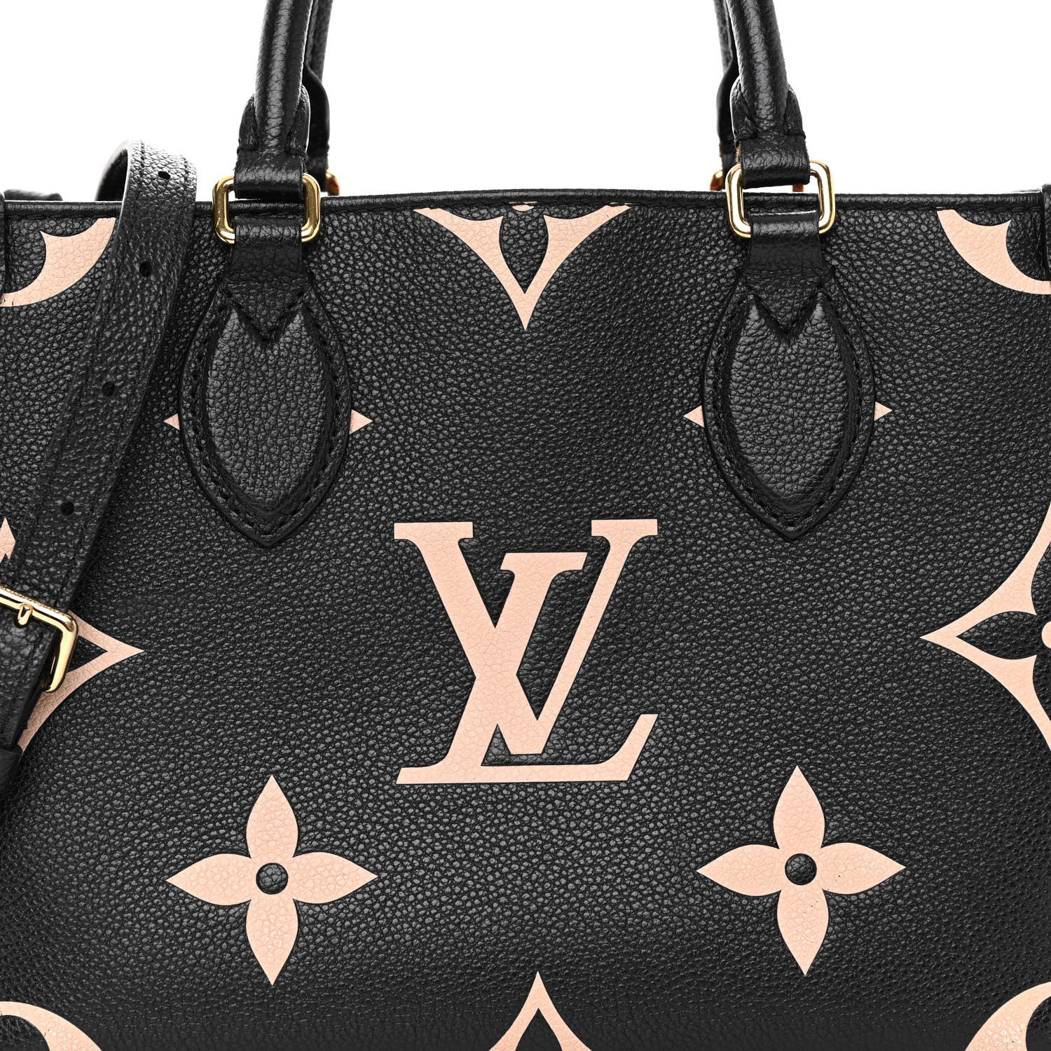 Louis Vuitton Empreinte Monogram Giant Onthego PM Black Beige 7 of 10