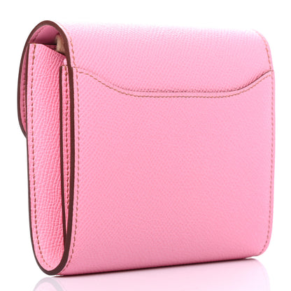 Hermes Epsom Constance Short Wallet 5P Pink 3 of 7