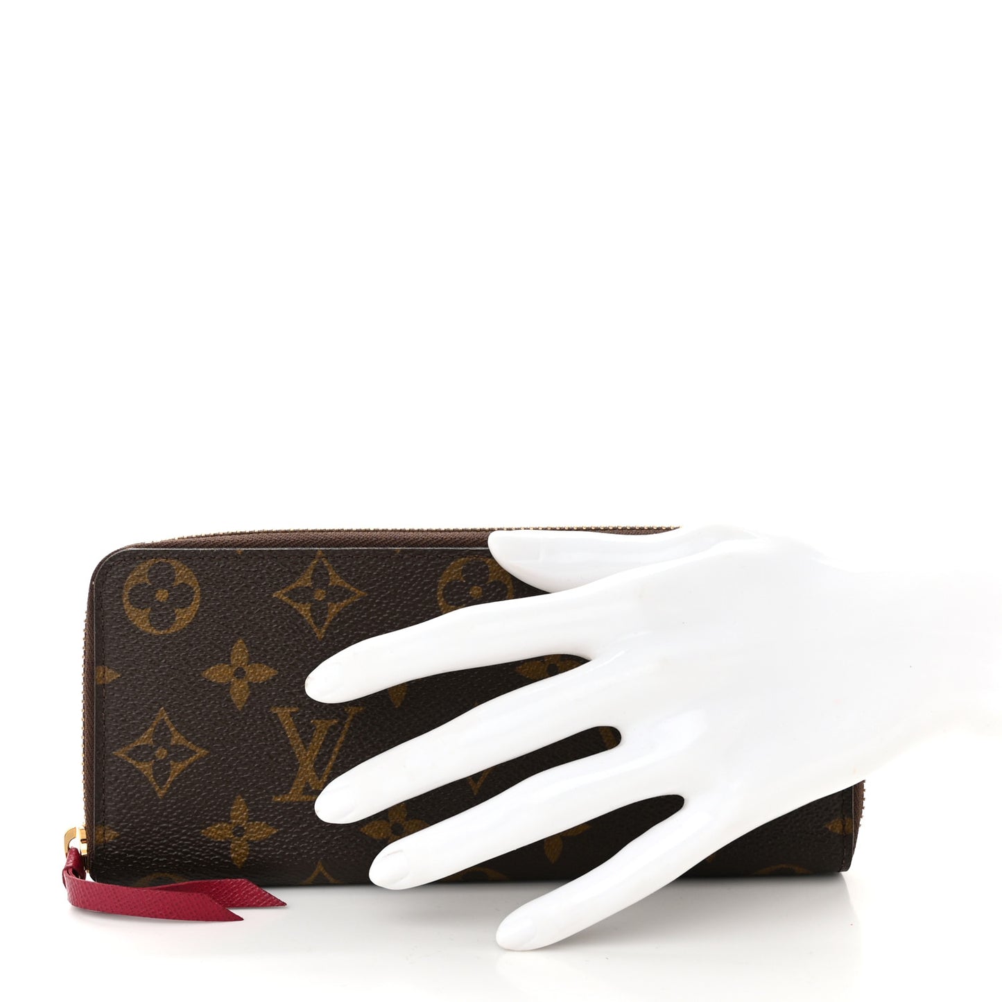 Monogram Clemence Wallet Fuchsia