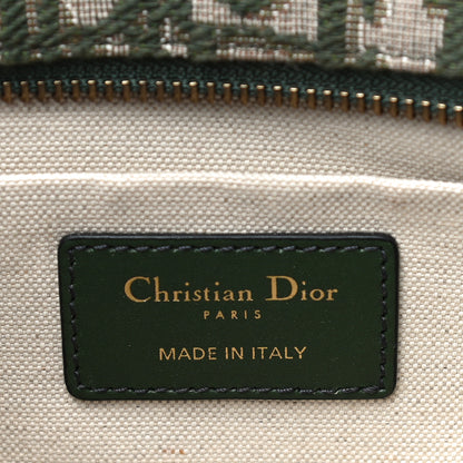 Christian Dior Oblique Diorquake Clutch Green 6 of 10
