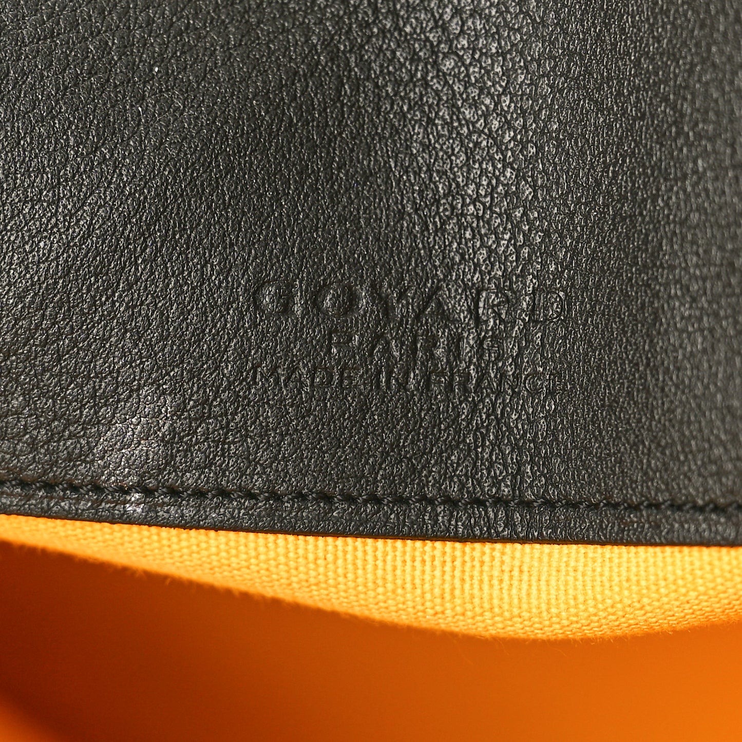 Goyardine Senat Pochette GM Black Gold