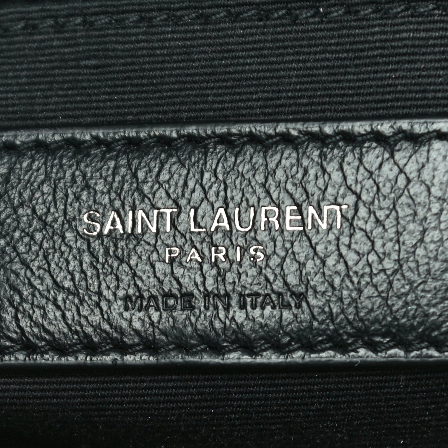 Saint Laurent Calfskin Matelasse Monogram Lou Camera Bag Granite 6 of 10