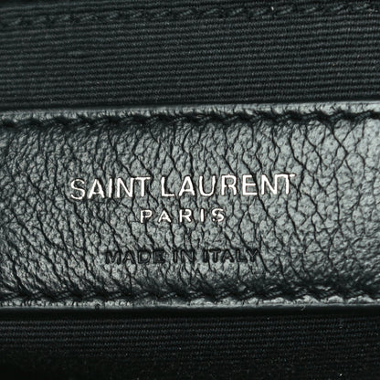 Saint Laurent Calfskin Matelasse Monogram Lou Camera Bag Granite 6 of 10