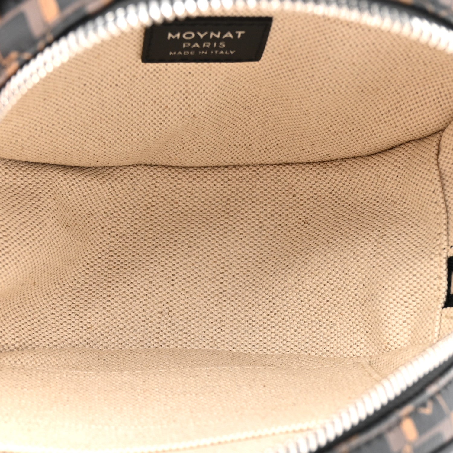 Moynat Canvas 1920 Oh! Small Yoyo Crossbody Bag Carbon Bronze Cognac 5 of 10