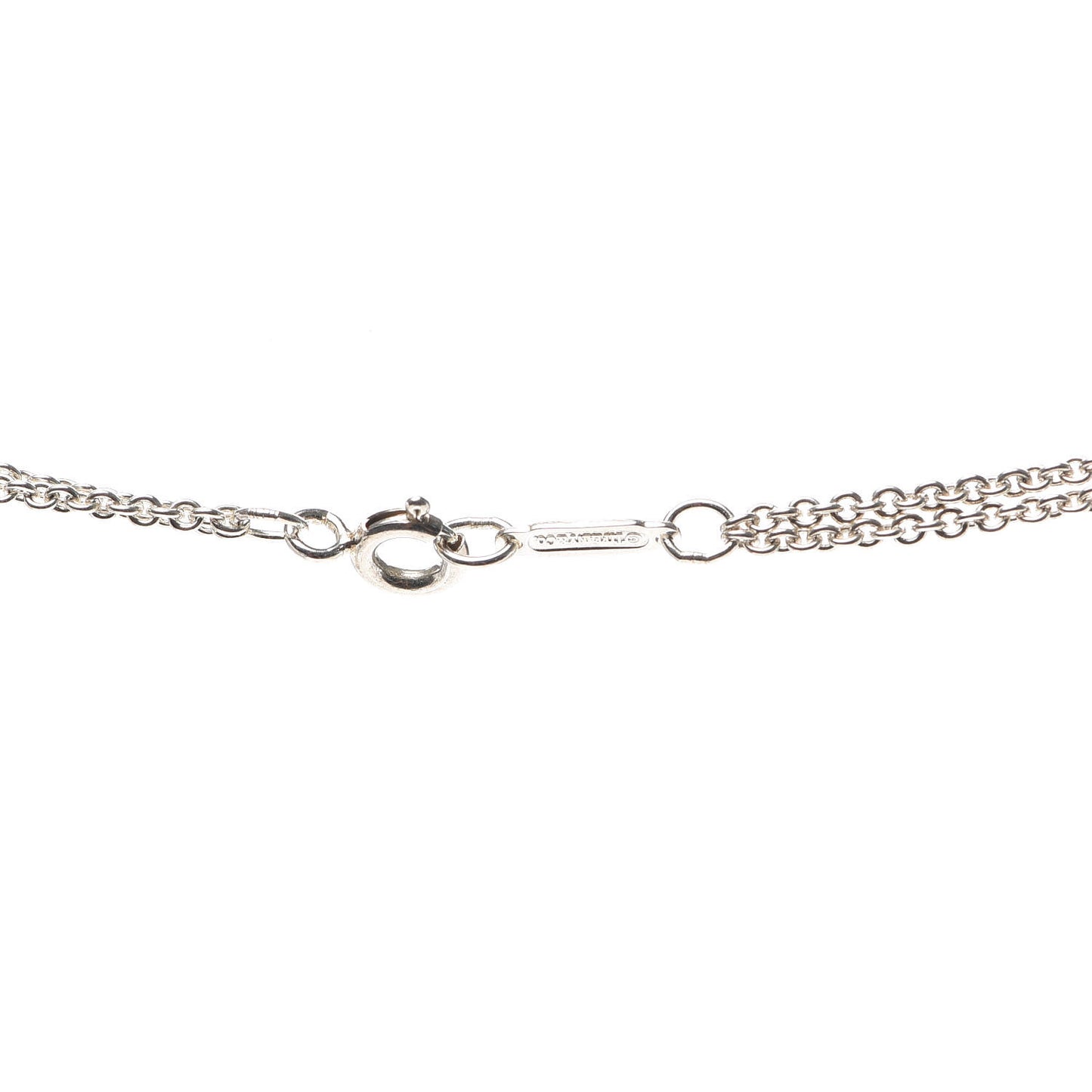 Sterling Silver Figure 8 Pendant Necklace