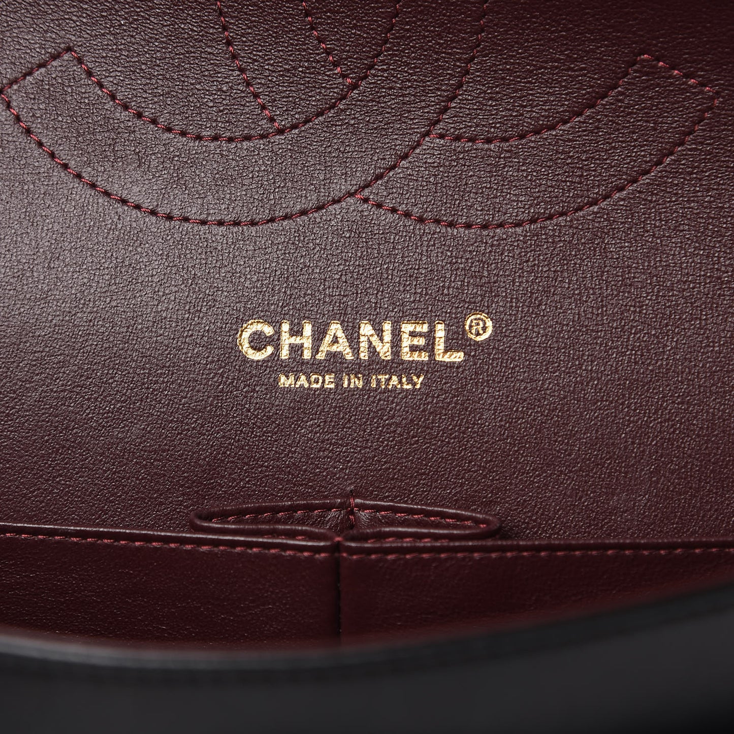 Lambskin Quilted Jumbo Double Flap Black