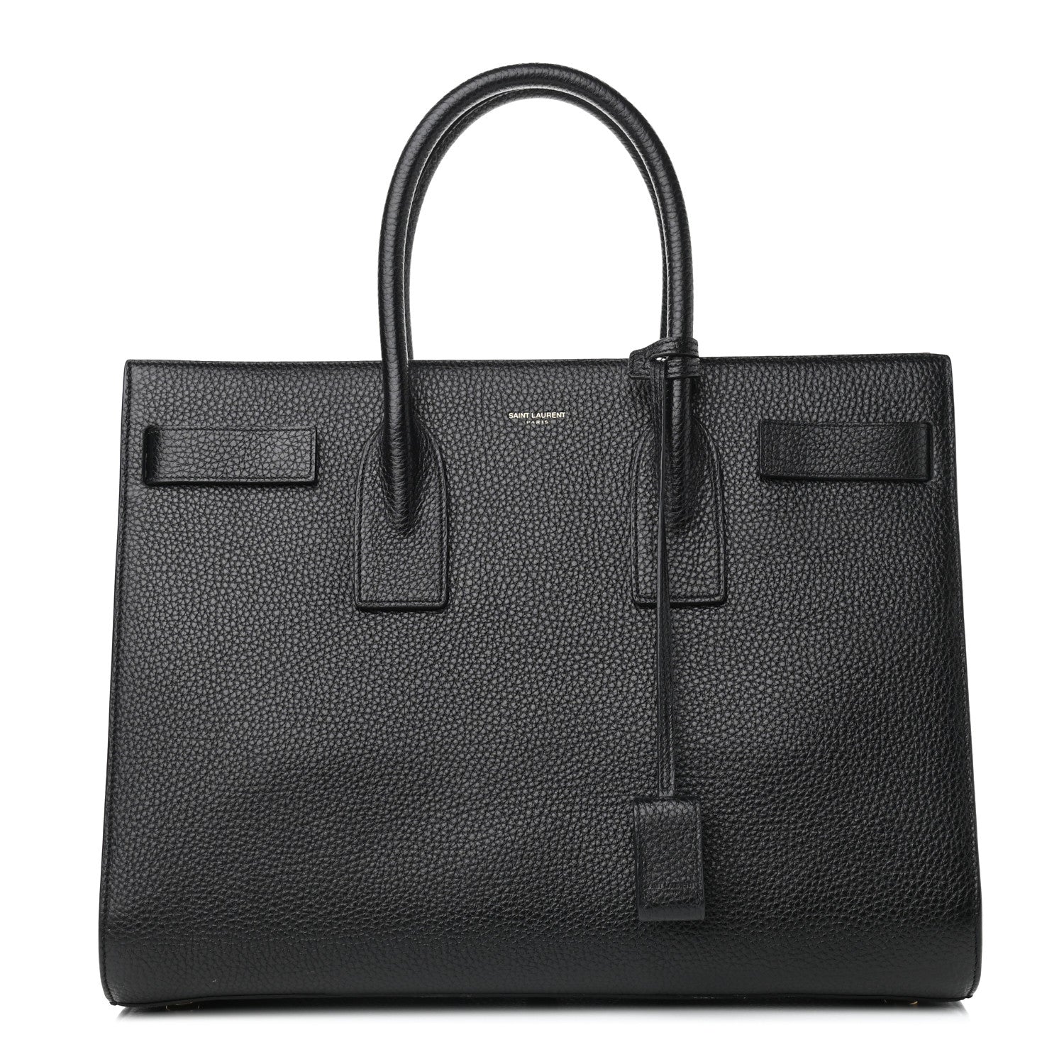 Saint Laurent Grained Calfskin Large Sac De Jour Carryall Black 1 of 7