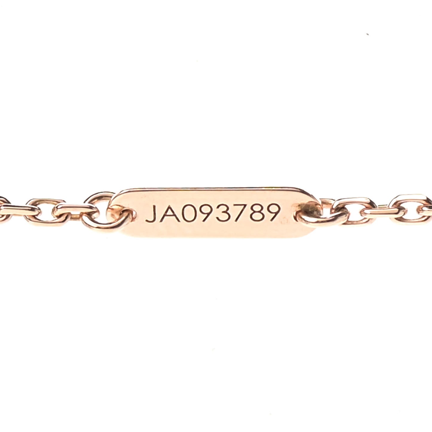 18K Rose Gold Diamond Mother of Pearl Medium Cosmos Clip Pendant Necklace