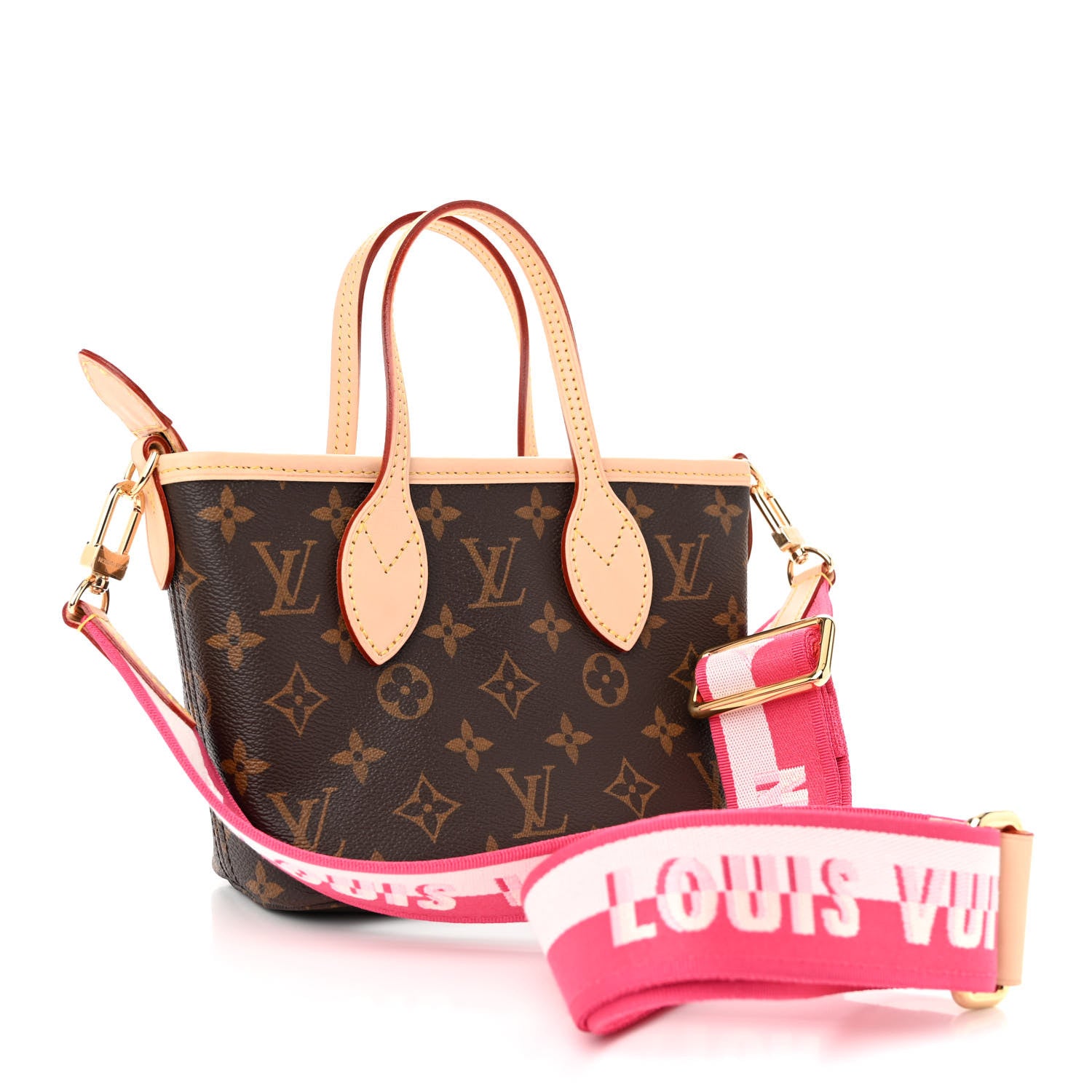 Louis Vuitton Monogram Neverfull BB Pink Peony 3 of 9