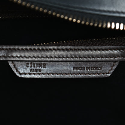 Celine Elephant Calfskin Micro Tri-Color Luggage Indigo 6 of 13