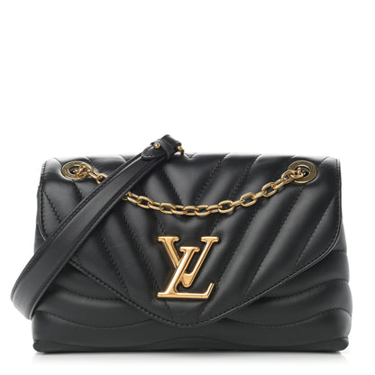Louis Vuitton Calfskin LV New Wave Chain Bag Black 1 of 10