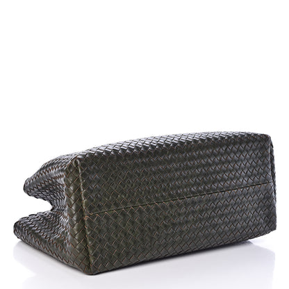 Bottega Veneta Nappa Intrecciato Medium Cabat Kaki Fondente 5 of 14