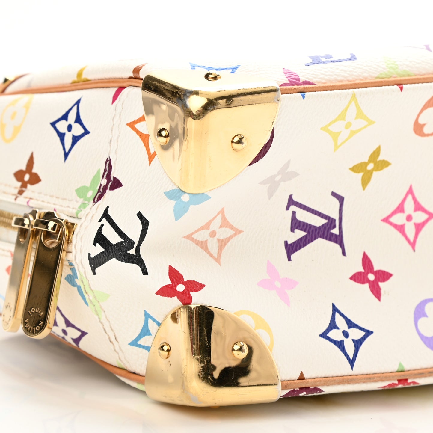 Monogram Multicolor Trouville White