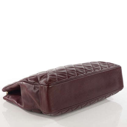 Chanel Lambskin Quilted Shoulder Bag Bordeaux 4 of 14