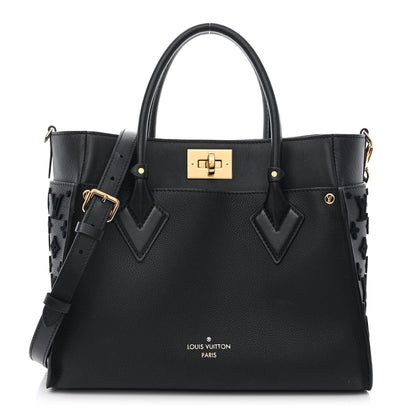 Louis Vuitton Calfskin Monogram Tufting On My Side Black 1 of 9