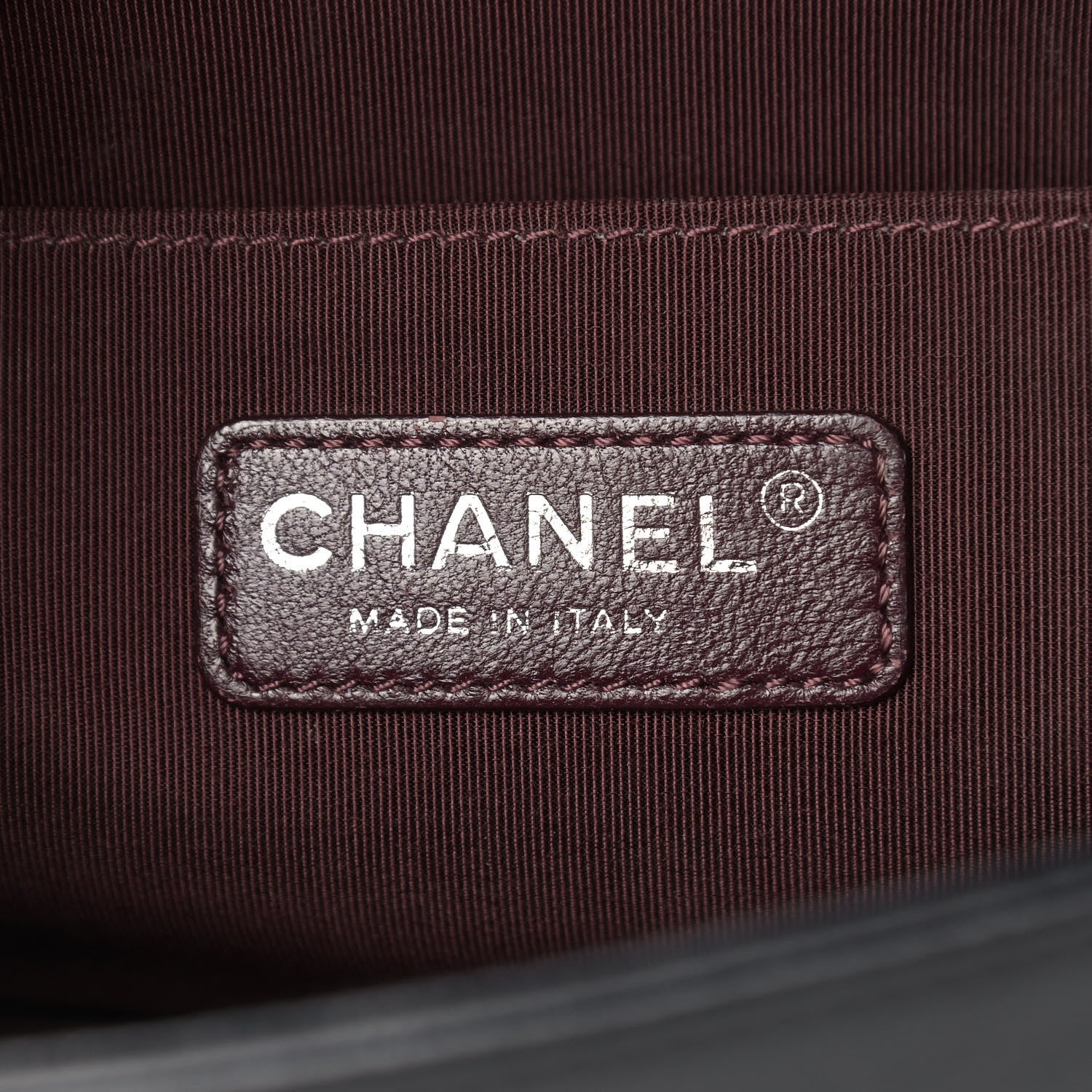 Chanel Calfskin Double Stitch Medium Boy Flap Black 6 of 12