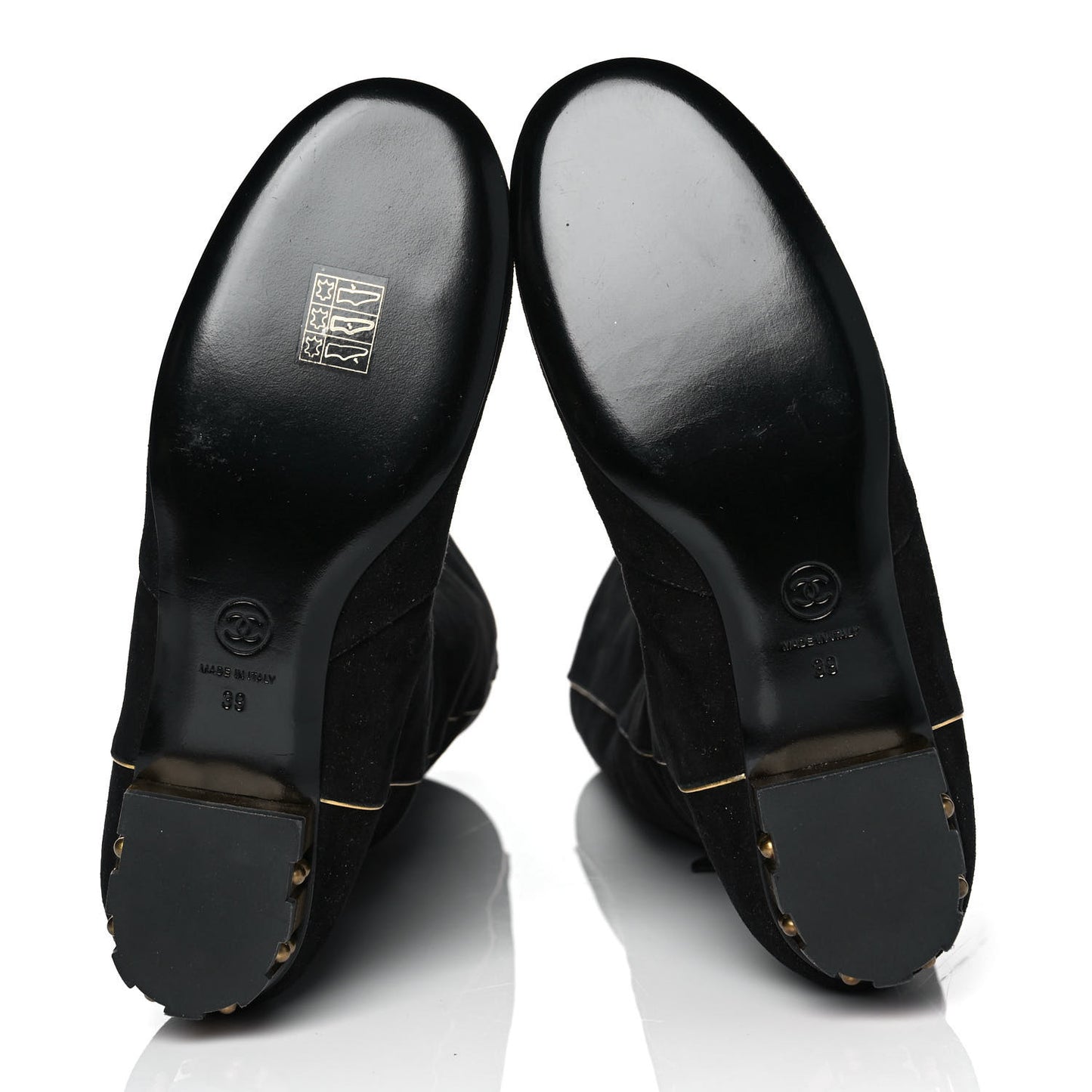 Suede Boots 39 Black