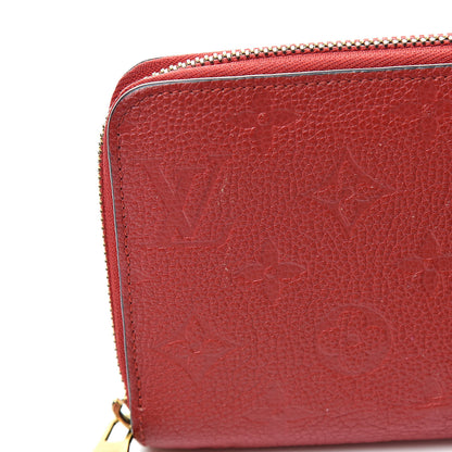 Louis Vuitton Empreinte Zippy Wallet Cherry 9 of 9