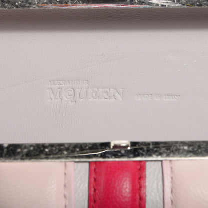 Alexander McQueen Leather Britannia Box Clutch Ice Pink 5 of 7