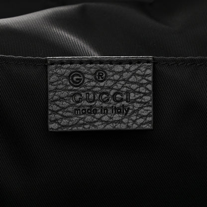Gucci Nylon Monogram Medium Light Single Buckle Backpack Black 6 of 9