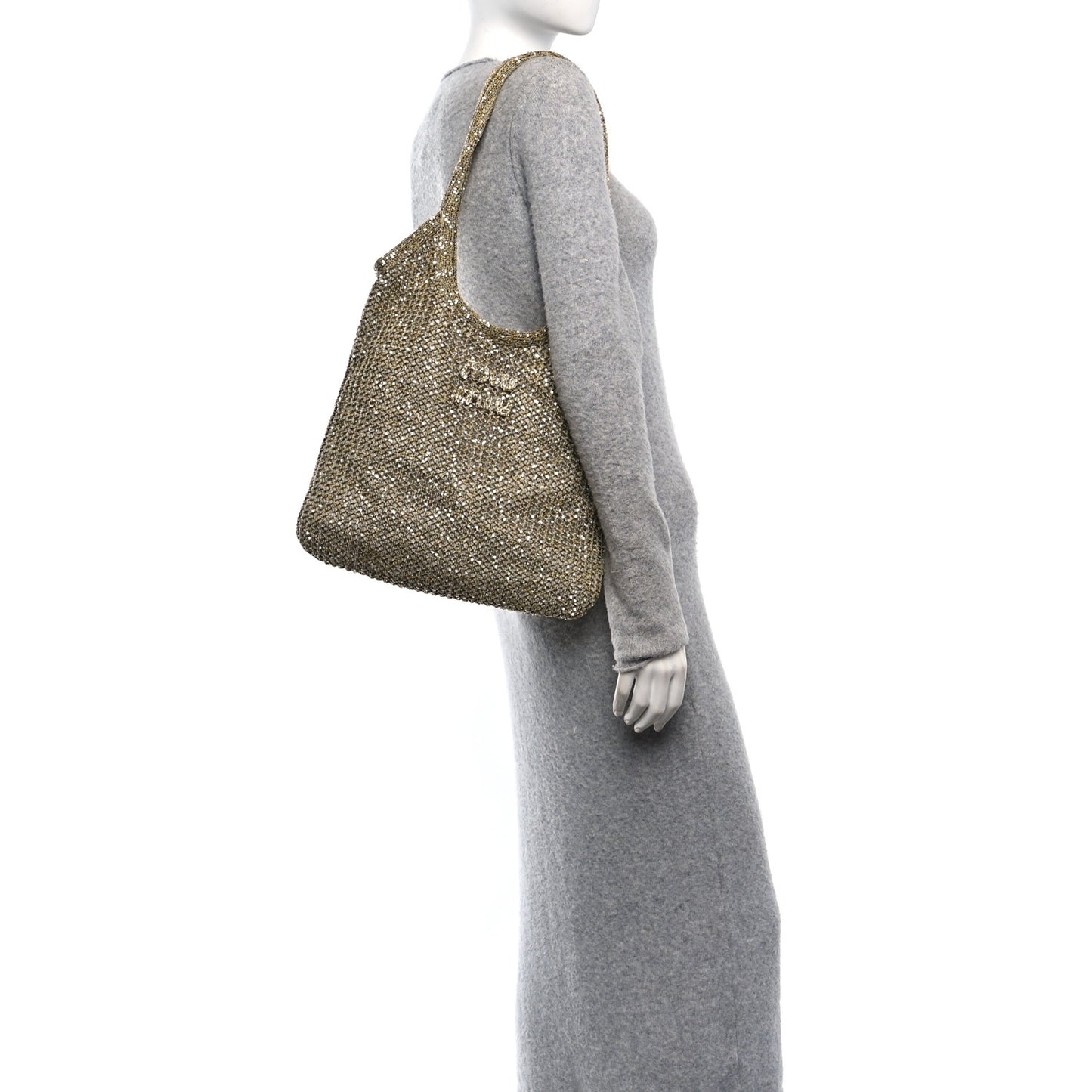 Sequin Mesh Ivy Bag Tundra