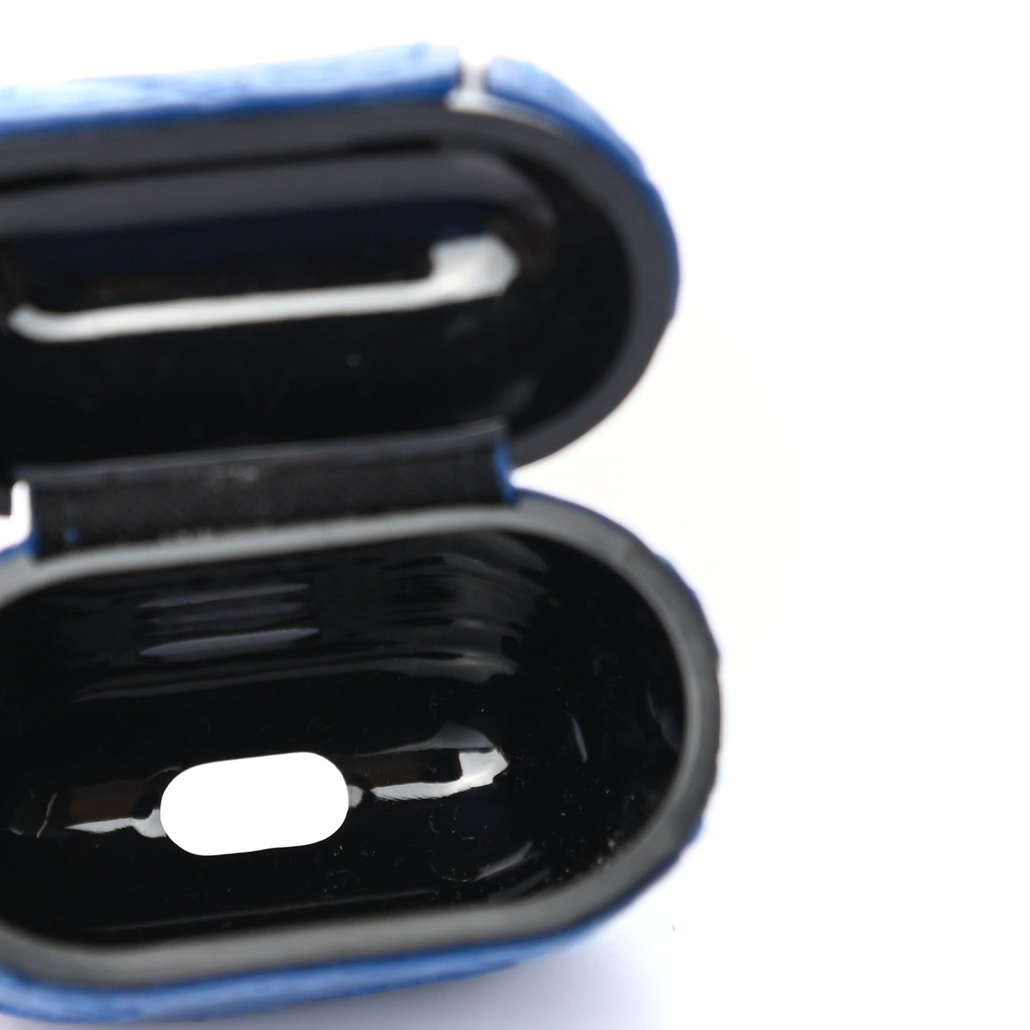 Nappa Intrecciato Airpods Case Blue