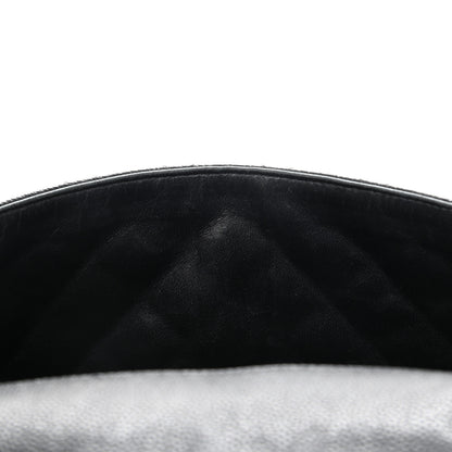 Chanel Caviar Quilted Jumbo Single Flap Black 12 of 12