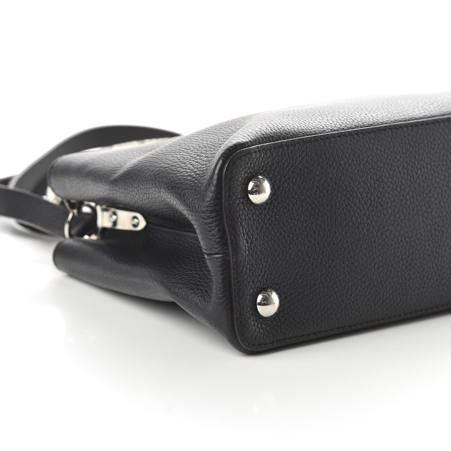 Louis Vuitton Taurillon Ayers Capucines PM Black 6 of 9