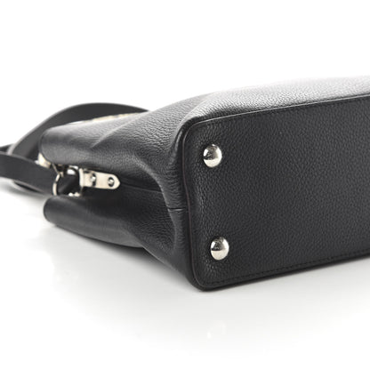 Louis Vuitton Taurillon Ayers Capucines PM Black 6 of 9