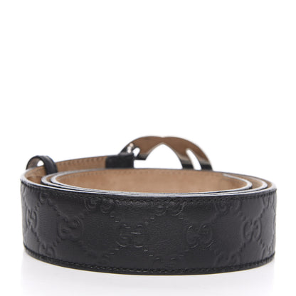 Gucci Guccissima Interlocking G Belt 100 40 Black 2 of 7