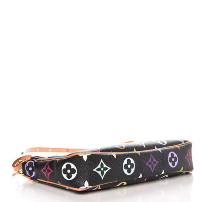 Louis Vuitton Monogram Multicolor Pochette Accessories Black 4 of 11