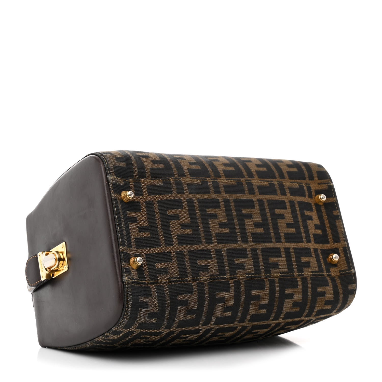 Fendi Zucca Boston Tobacco 4 of 12